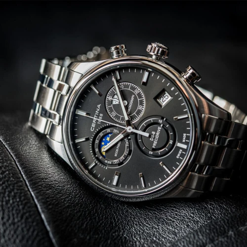 Чоловічий годинник CERTINA URBAN DS-8 CHRONOGRAPH MOON PHASE C033.450.11.051.00 купити за ціною 47310 грн на сайті - THEWATCH
