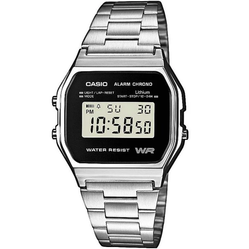 Чоловічий годинник CASIO RETRO A158WEA-1EF купити за ціною 2820 грн на сайті - THEWATCH