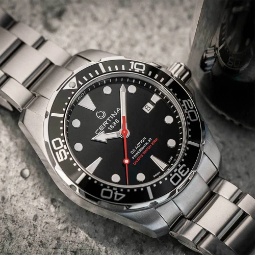 Чоловічий годинник CERTINA AQUA DS ACTION DIVER POWERMATIC 80 C032.407.11.051.00 купити за ціною 47920 грн на сайті - THEWATCH