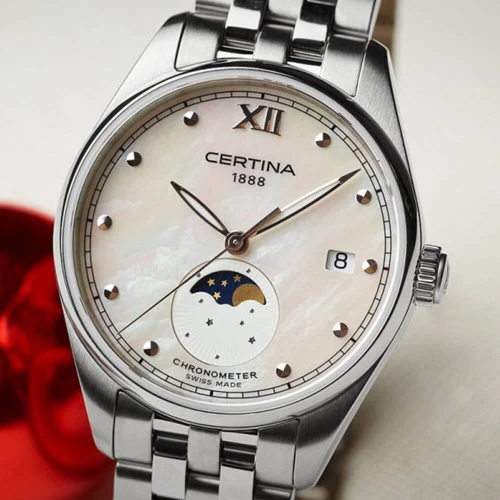 Жіночий годинник CERTINA URBAN DS-8 LADY MOON PHASE C033.257.11.118.00 купити за ціною 28260 грн на сайті - THEWATCH