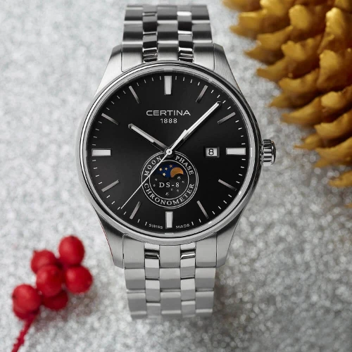 Чоловічий годинник CERTINA URBAN DS-8 MOON PHASE C033.457.11.051.00 купити за ціною 29490 грн на сайті - THEWATCH
