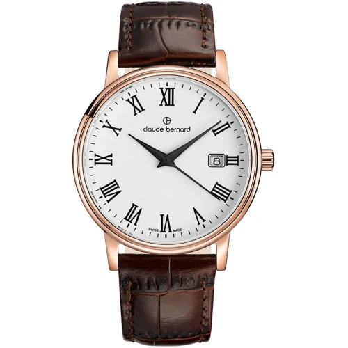 Чоловічий годинник CLAUDE BERNARD SOPHISTICATED CLASSICS 53007 37R BR купити за ціною 9405 грн на сайті - THEWATCH