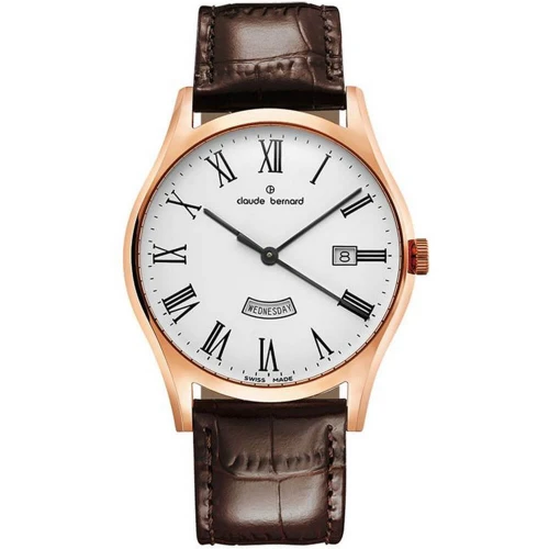 Чоловічий годинник CLAUDE BERNARD SOPHISTICATED CLASSICS 84200 37R BR купити за ціною 11547 грн на сайті - THEWATCH