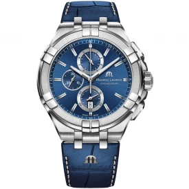 Чоловічий годинник MAURICE LACROIX AIKON QUARTZ CHRONOGRAPH AI1018-SS001-430-1 купити за ціною 77480 грн на сайті - THEWATCH
