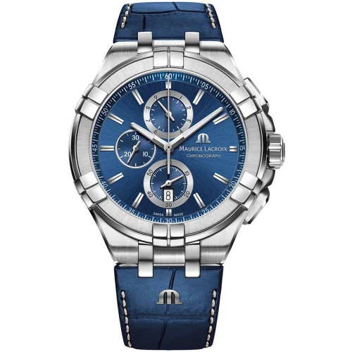 Чоловічий годинник MAURICE LACROIX AIKON QUARTZ CHRONOGRAPH AI1018-SS001-430-1 купити за ціною 77480 грн на сайті - THEWATCH