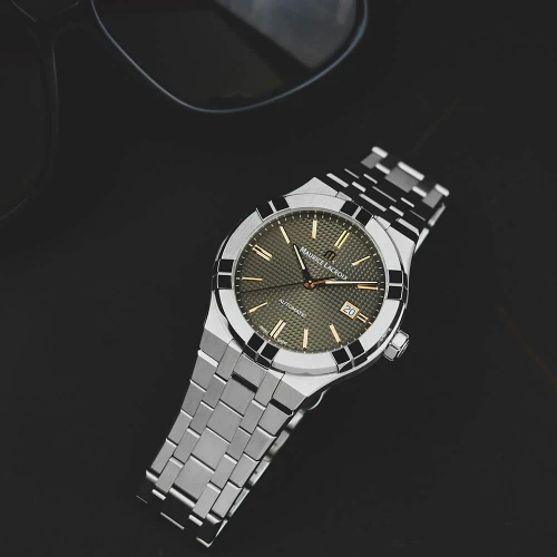 Мужские наручные часы MAURICE LACROIX AIKON AUTOMATIC 42MM AI6008-SS002-331-1 купить по цене 0 грн на сайте - THEWATCH