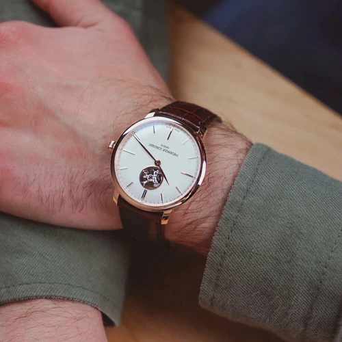 Чоловічий годинник FREDERIQUE CONSTANT SLIMLINE HEART BEAT AUTOMATIC FC-312V4S4 купити за ціною 141750 грн на сайті - THEWATCH