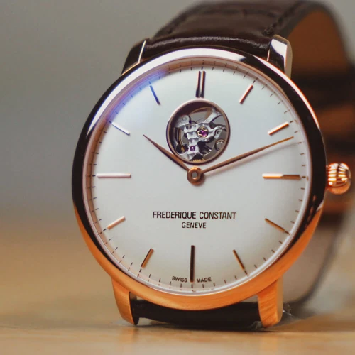 Чоловічий годинник FREDERIQUE CONSTANT SLIMLINE HEART BEAT AUTOMATIC FC-312V4S4 купити за ціною 141750 грн на сайті - THEWATCH