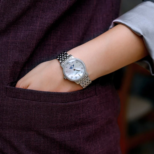 Жіночий годинник FREDERIQUE CONSTANT SLIMLINE LADIES MOONPHASE FC-206MPWD1SD6B купити за ціною 177190 грн на сайті - THEWATCH