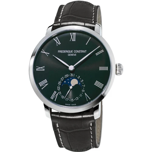 Чоловічий годинник FREDERIQUE CONSTANT SLIMLINE MOONPHASE MANUFACTURE FC-705GR4S6 купити за ціною 183450 грн на сайті - THEWATCH
