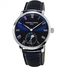 Чоловічий годинник FREDERIQUE CONSTANT SLIMLINE MOONPHASE MANUFACTURE FC-705NR4S6 купити за ціною 183450 грн на сайті - THEWATCH