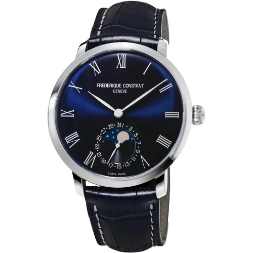 Чоловічий годинник FREDERIQUE CONSTANT SLIMLINE MOONPHASE MANUFACTURE FC-705NR4S6 купити за ціною 183450 грн на сайті - THEWATCH