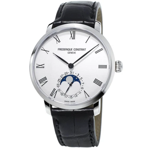 Чоловічий годинник FREDERIQUE CONSTANT SLIMLINE MOONPHASE MANUFACTURE FC-705WR4S6 купити за ціною 183450 грн на сайті - THEWATCH
