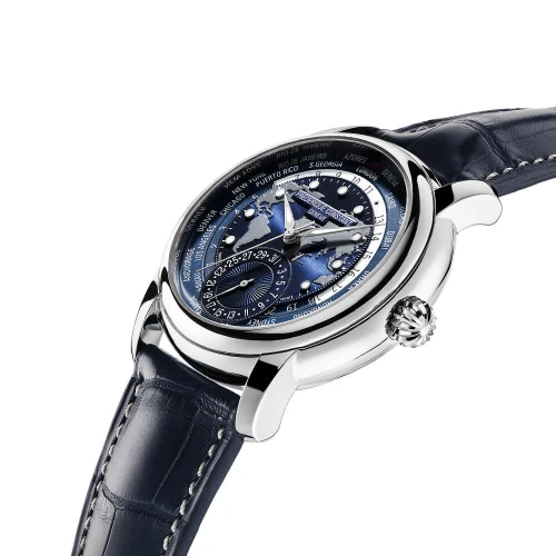 Чоловічий годинник FREDERIQUE CONSTANT CLASSIC WORLDTIMER MANUFACTURE FC-718NWM4H6 купити за ціною 271690 грн на сайті - THEWATCH