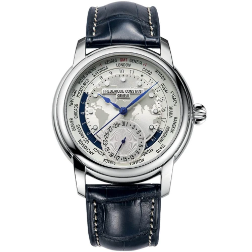 Чоловічий годинник FREDERIQUE CONSTANT CLASSIC WORLDTIMER MANUFACTURE FC-718WM4H6 купити за ціною 271690 грн на сайті - THEWATCH