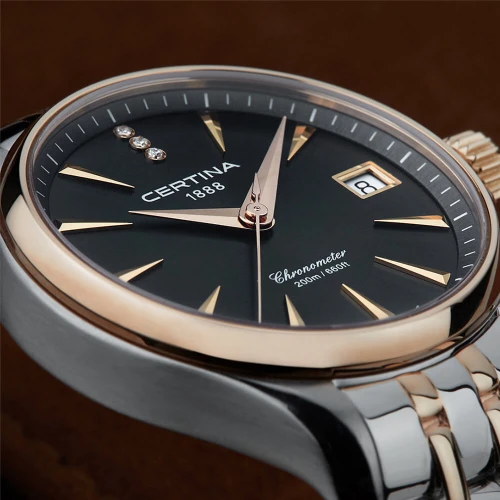 Жіночий годинник CERTINA AQUA DS ACTION LADY DIAMONDS C032.051.22.086.00 купити за ціною 31950 грн на сайті - THEWATCH