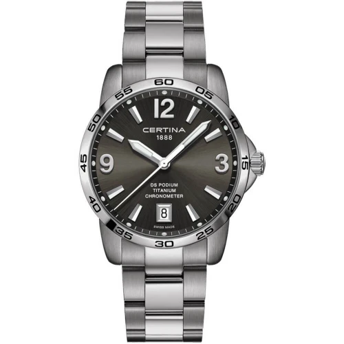 Чоловічий годинник CERTINA SPORT DS PODIUM TITANIUM C034.451.44.087.00 купити за ціною 33790 грн на сайті - THEWATCH
