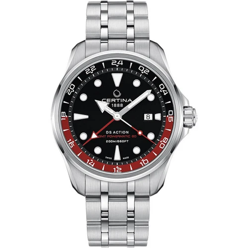 Чоловічий годинник CERTINA AQUA DS ACTION GMT POWERMATIC 80 C032.429.11.051.00 купити за ціною 55600 грн на сайті - THEWATCH