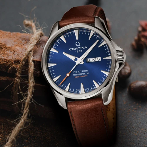 Чоловічий годинник CERTINA AQUA DS ACTION DAY-DATE POWERMATIC 80 C032.430.16.041.00 купити за ціною 39630 грн на сайті - THEWATCH