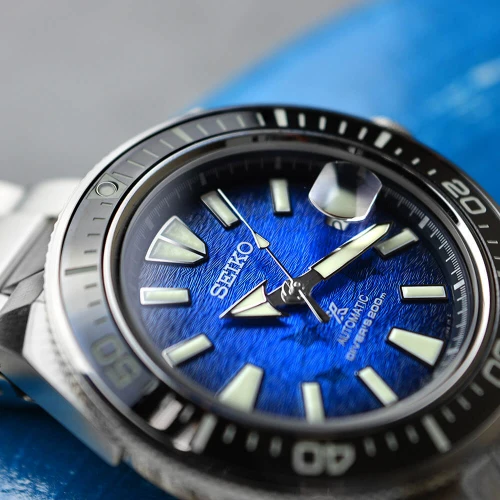 Чоловічий годинник SEIKO PROSPEX KING SAMURAI SAVE THE OCEAN MANTA RAY SRPE33K1 купити за ціною 32800 грн на сайті - THEWATCH