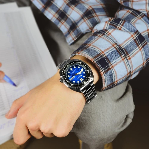 Мужские наручные часы SEIKO PROSPEX KING TURTLE SAVE THE OCEAN MANTA RAY SRPE39K1 купить по цене 32300 грн на сайте - THEWATCH