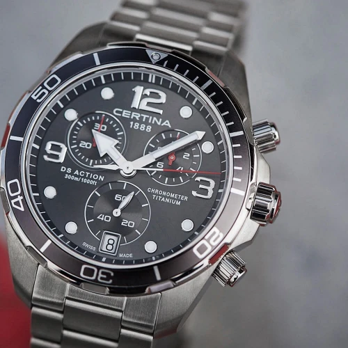 Чоловічий годинник CERTINA AQUA DS ACTION CHRONOGRAPH C032.434.44.087.00 купити за ціною 50380 грн на сайті - THEWATCH