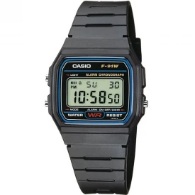 Чоловічий годинник CASIO F-91W-1YEG купити за ціною 1640 грн на сайті - THEWATCH