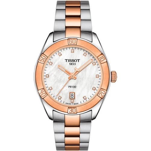 Жіночий годинник TISSOT PR 100 SPORT CHIC T101.910.22.116.00 купити за ціною 29650 грн на сайті - THEWATCH