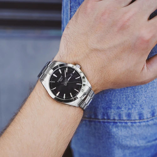 Чоловічий годинник TISSOT GENTLEMAN T127.410.11.051.00 купити за ціною 22620 грн на сайті - THEWATCH