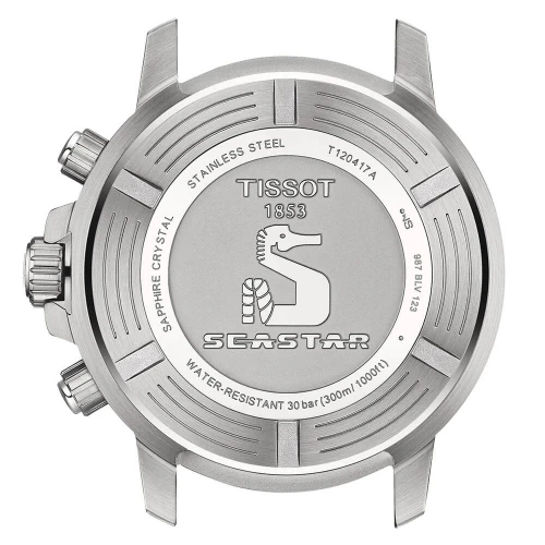 Чоловічий годинник TISSOT SEASTAR 1000 QUARTZ CHRONOGRAPH T120.417.11.091.01 купити за ціною 32090 грн на сайті - THEWATCH