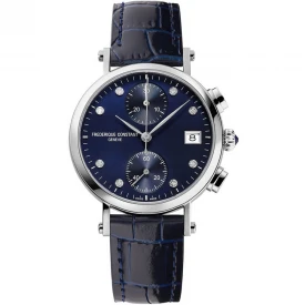 Жіночий годинник FREDERIQUE CONSTANT CLASSICS QUARTZ CHRONOGRAPH LADIES FC-291MPND2R6 купити за ціною 73830 грн на сайті - THEWATCH