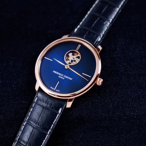 Чоловічий годинник FREDERIQUE CONSTANT SLIMLINE HEART BEAT AUTOMATIC FC-312NS4S4 купити за ціною 141750 грн на сайті - THEWATCH