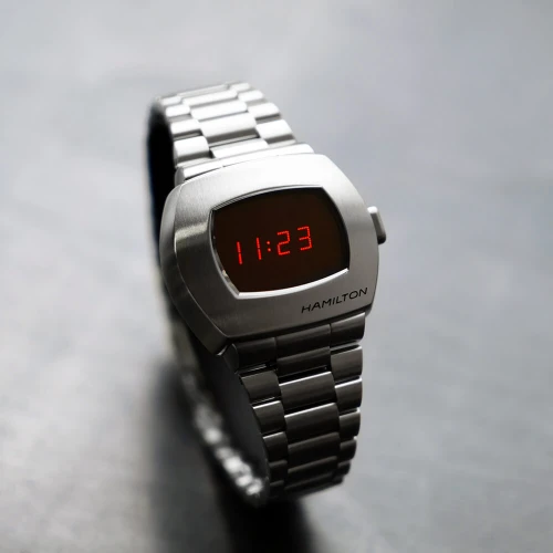 Чоловічий годинник HAMILTON AMERICAN CLASSIC PSR DIGITAL QUARTZ H52414130 купити за ціною 44700 грн на сайті - THEWATCH
