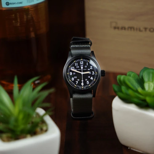 Мужские наручные часы HAMILTON KHAKI FIELD MECHANICAL 38MM H69409930 купить по цене 36950 грн на сайте - THEWATCH