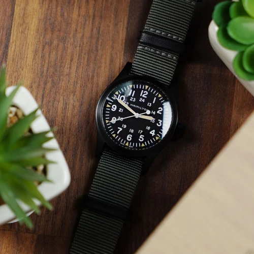 Мужские наручные часы HAMILTON KHAKI FIELD MECHANICAL 38MM H69409930 купить по цене 36950 грн на сайте - THEWATCH