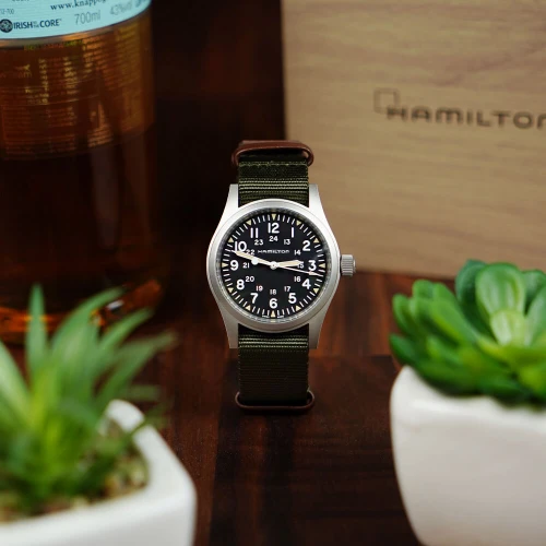 Чоловічий годинник HAMILTON KHAKI FIELD MECHANICAL 38MM H69439931 купити за ціною 32780 грн на сайті - THEWATCH