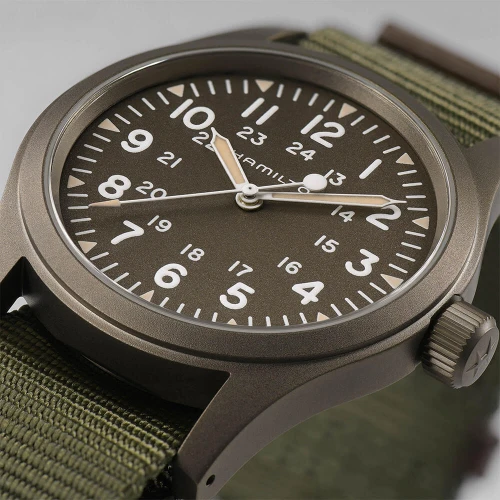 Мужские наручные часы HAMILTON KHAKI FIELD MECHANICAL 38MM H69449961 купить по цене 36950 грн на сайте - THEWATCH