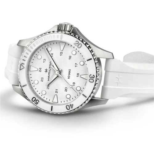 Жіночий годинник HAMILTON KHAKI NAVY SCUBA QUARTZ H82221310 купити за ціною 38740 грн на сайті - THEWATCH