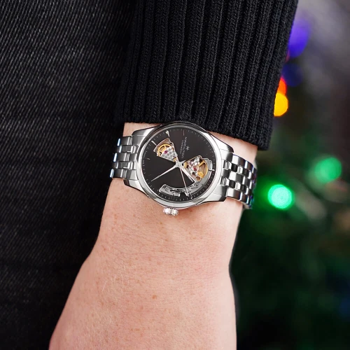 Жіночий годинник HAMILTON JAZZMASTER OPEN HEART LADY AUTO H32215130 купити за ціною 59300 грн на сайті - THEWATCH