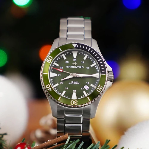 Чоловічий годинник HAMILTON KHAKI NAVY SCUBA AUTO H82375161 купити за ціною 47380 грн на сайті - THEWATCH