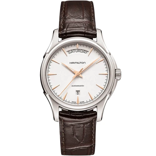 Чоловічий годинник HAMILTON JAZZMASTER DAY DATE AUTO H32505511 купити за ціною 47080 грн на сайті - THEWATCH