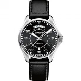 Чоловічий годинник HAMILTON KHAKI AVIATION PILOT DAY DATE AUTO H64615735 купити за ціною 54830 грн на сайті - THEWATCH