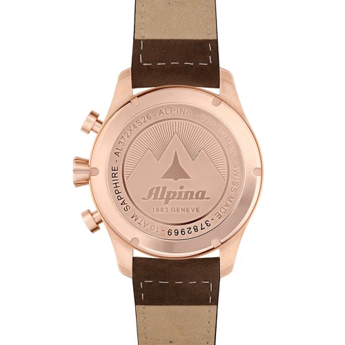 Чоловічий годинник ALPINA STARTIMER PILOT QUARTZ CHRONOGRAPH BIG DATE AL-372NB4S4 купити за ціною 61050 грн на сайті - THEWATCH