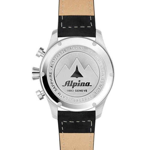 Чоловічий годинник ALPINA STARTIMER PILOT QUARTZ CHRONOGRAPH BIG DATE AL-372NB4S6 купити за ціною 45420 грн на сайті - THEWATCH