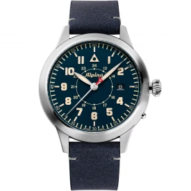 Чоловічий годинник ALPINA STARTIMER PILOT HERITAGE AUTOMATIC AL-525NBG4SH6 купити за ціною 55680 грн на сайті - THEWATCH