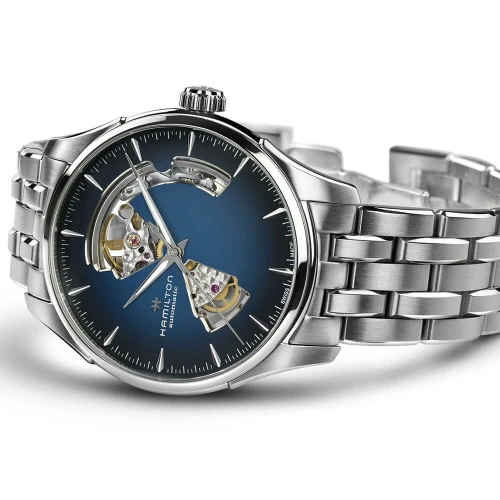 Чоловічий годинник HAMILTON JAZZMASTER OPEN HEART AUTO H32675140 купити за ціною 64070 грн на сайті - THEWATCH