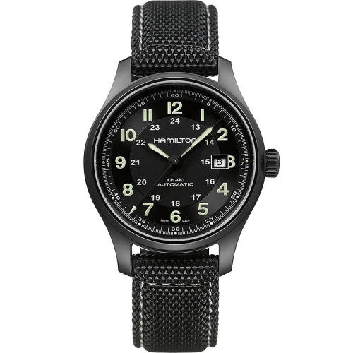 Чоловічий годинник HAMILTON KHAKI FIELD TITANIUM AUTO H70575733 купити за ціною 60790 грн на сайті - THEWATCH