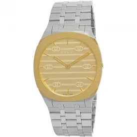 Чоловічий годинник GUCCI 25H 38 MM YA163405 купити за ціною 115240 грн на сайті - THEWATCH