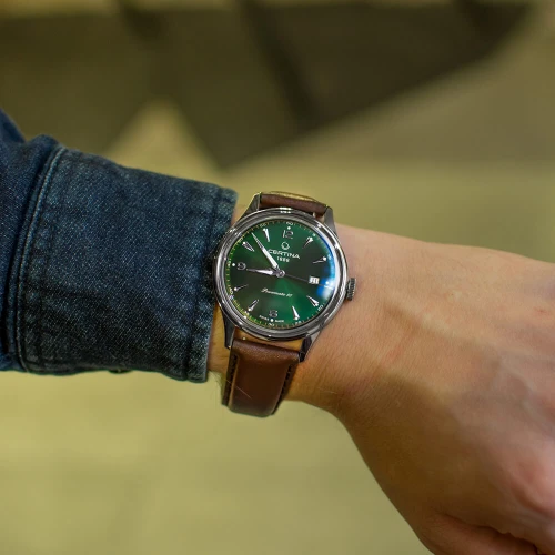 Чоловічий годинник CERTINA HERITAGE DS POWERMATIC 80 C038.407.16.097.00 купити за ціною 50380 грн на сайті - THEWATCH