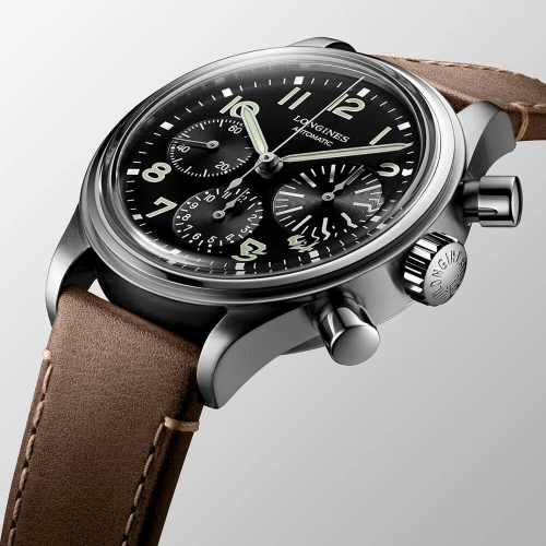 Чоловічий годинник LONGINES HERITAGE AVIGATION BIGEYE L2.816.4.53.2 купити за ціною 174460 грн на сайті - THEWATCH